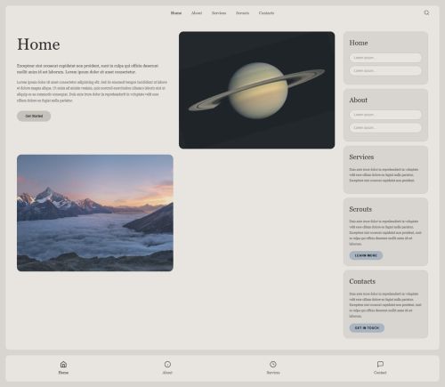Generated Home Page from January 2026