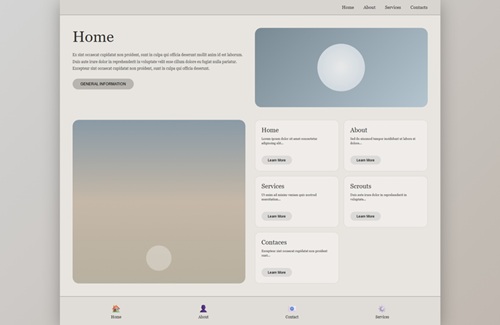 Visual Studio Community Edition 18.2.0 Generated Home Page