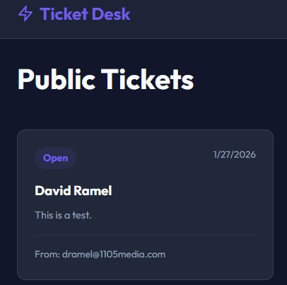 Antigravity Run: Public Ticket Listing Displayed in a Card-Based Layout