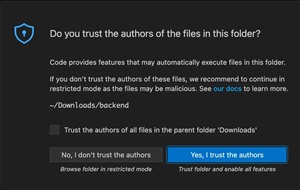 Trusting Authors