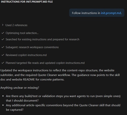 Updated Instructions