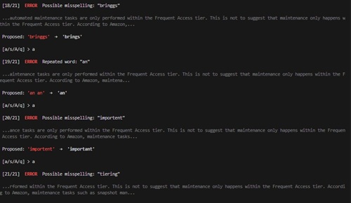 QA Issues