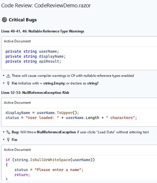 Critical Bugs