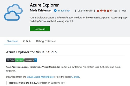 Azure Explorer