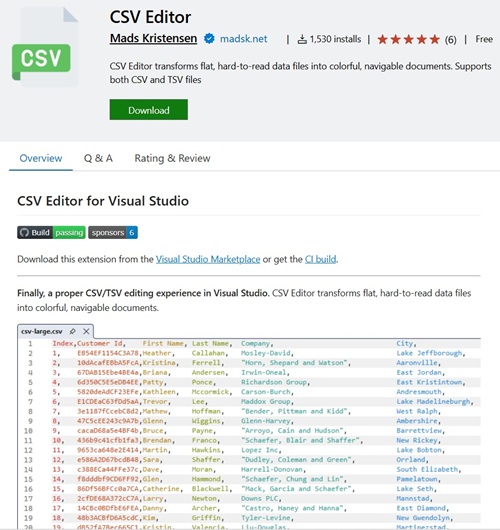 CSV Editor
