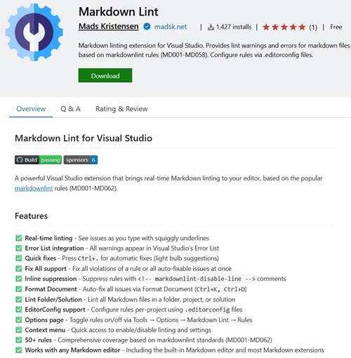 Markdown Lint