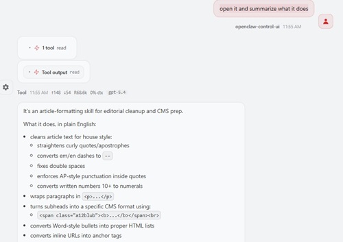 OpenClaw Summary