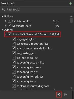  Enabling the Azure MCP Server