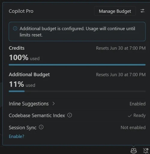 Manage Budget