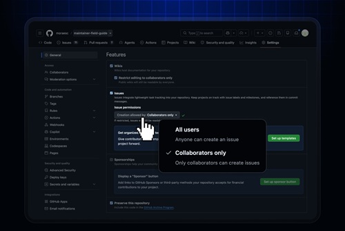 Restrict Issue Creation to Collaborators Only